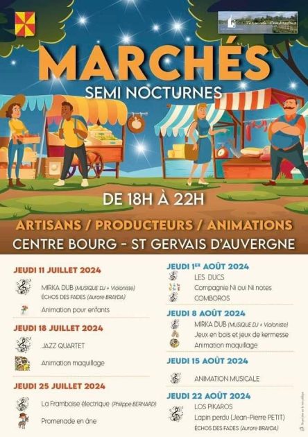 © Marché - Mairie de Saint-Gervais d'auvergne