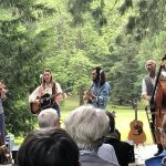 © Nombreuse animations. Ici concert dans le parc thermal à 200 mères du gite - B.Gauvin