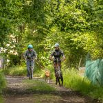 © Cani-trottinette à Bromont-Lamothe - JF